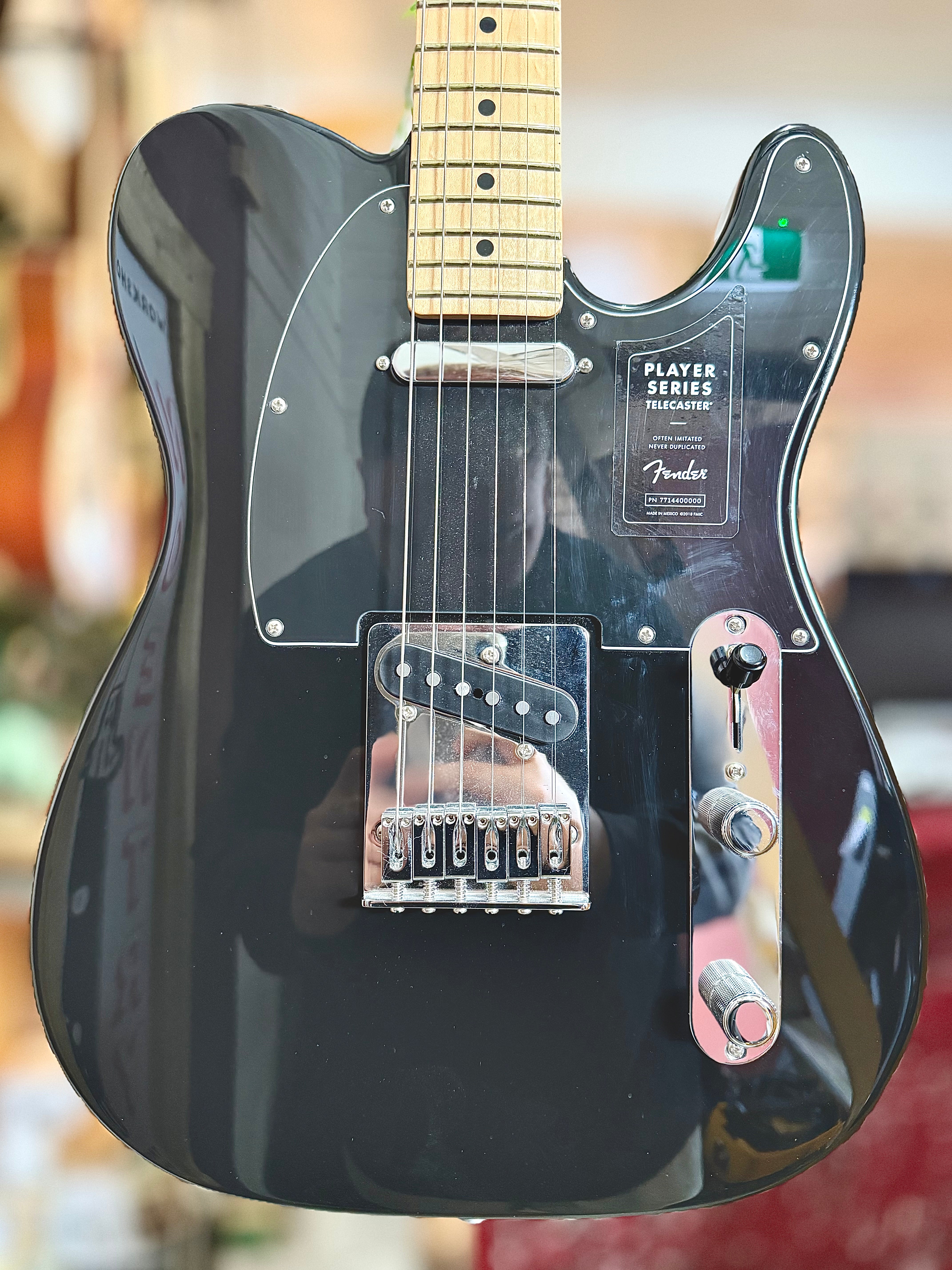 Fender | Player Telecaster | Black | 2022 | Pre-Loved Fender | Player Telecaster | Black | 2022 | Pre-Loved